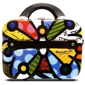 HEYS BRITTO!!!! Collection BUTTERFLY hardcase toiletries/tech sm. luggage case